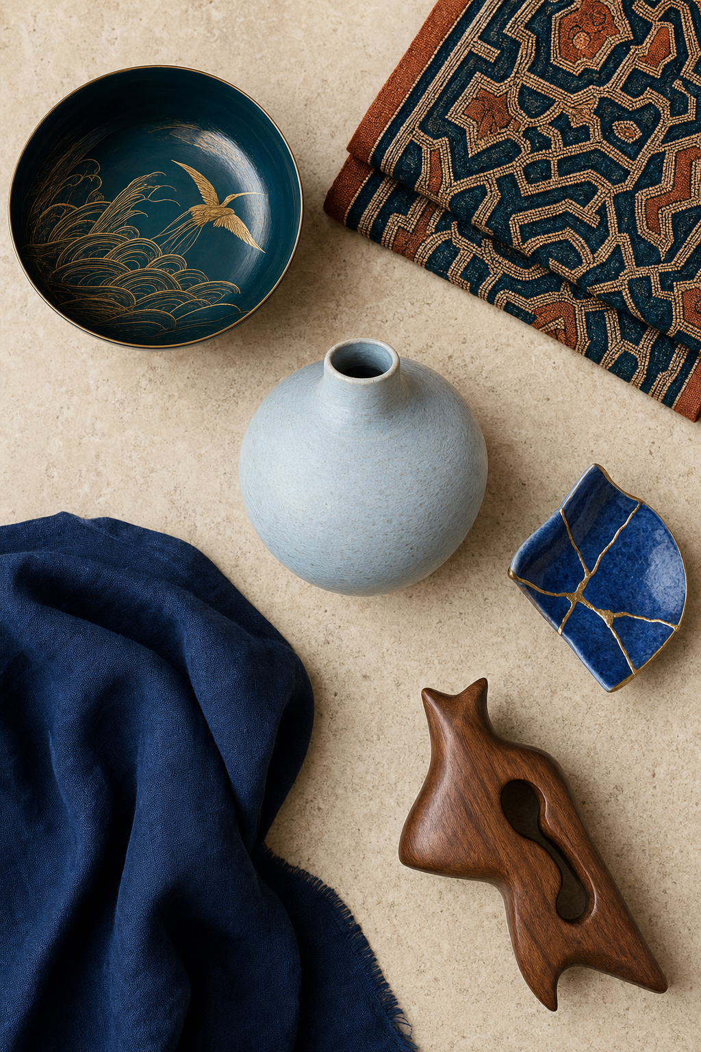 Global Artisan Edit — Teal, Blue, Terracotta
